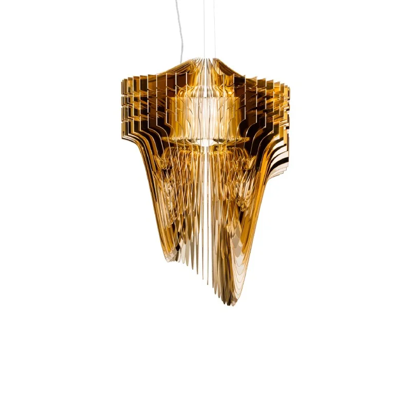 Slamp ARIA 60 M Radial LED Suspension Lamp By Zaha Hadid Slamp ARIA 60 M Radial LED Suspension Lamp By Zaha Hadid