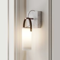 Fontana Arte Galerie Applique LED Dimmerabile in Vetro e Marmo