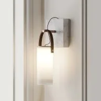 Fontana Arte Galerie Applique LED Dimmerabile in Vetro e Marmo