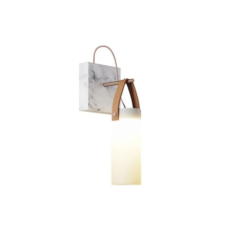 Fontana Arte Galerie Dimmable LED Wall Lamp in Glass and Marble