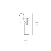 Fontana Arte Galerie Dimmable LED Wall Lamp in Glass and Marble