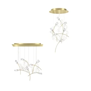 Slamp Tulip 7 LED Floral Suspension Lamp for Indoor