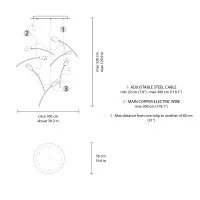 Slamp Tulip 7 Lampada LED Floreale da Sospensione per Interno