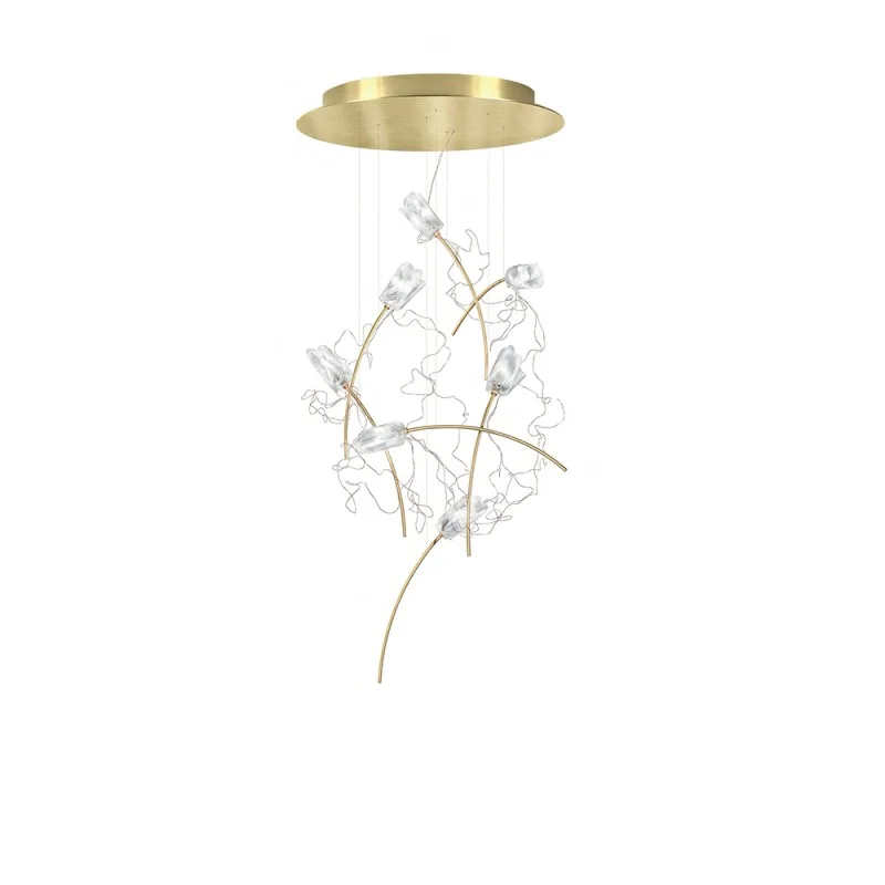 Slamp Tulip 7 LED Floral Suspension Lamp for Indoor