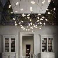 Slamp Tulip 7 LED Floral Suspension Lamp for Indoor