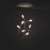 Slamp Tulip 7 LED Floral Suspension Lamp for Indoor