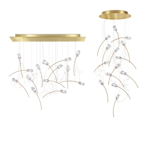 Slamp Tulip 14 Lampada LED Floreale da Sospensione per Interno