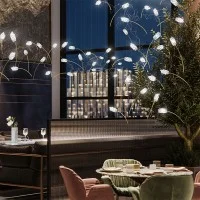 Slamp Tulip 14 Free Standing Lampada LED Floreale da Sospensione
