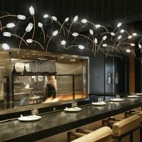 Slamp Tulip 14 Free Standing LED Floral Suspension Lamp for Indoor