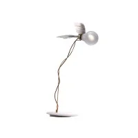 Ingo Maurer Lucellino Iconic Table Lamp with Goose Feather Wings