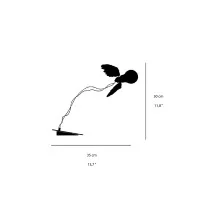 Ingo Maurer Lucellino Iconic Table Lamp with Goose Feather Wings