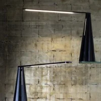 Martinelli Luce Elica Adjustable LED Table Lamp in Aluminum