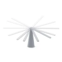 Martinelli Luce Elica Adjustable LED Table Lamp in Aluminum