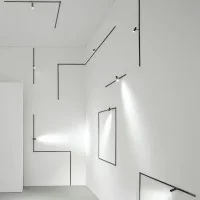Flos ZERO TRACK Easy Packs Atom 120 White 3 Spotlights + 1 Track 2 mt