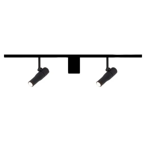 Flos ZERO TRACK Easy Packs Atom 120 Black 2 Spotlights + 2 Tracks 1 mt