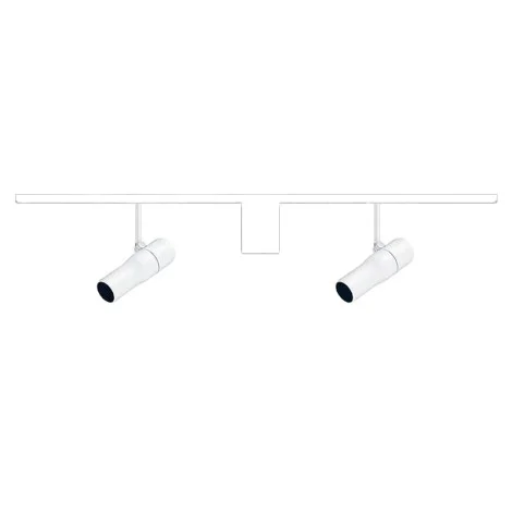 Flos ZERO TRACK Easy Packs Atom 120 Bianco 2 Faretti + 2 Binari 1 mt