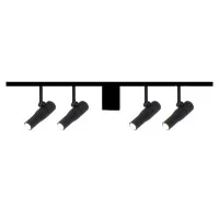 Flos ZERO TRACK Easy Packs Atom 120 Black 4 Spotlights + 2 Tracks 1 mt