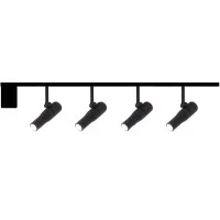 Flos ZERO TRACK Easy Packs Atom 120 Black 4 Spotlights + 1 Track 3 mt