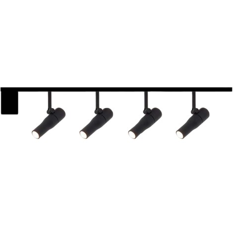Flos ZERO TRACK Easy Packs Atom 120 Black 4 Spotlights + 1 Track 3 mt