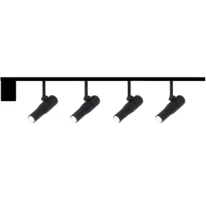 Flos ZERO TRACK Easy Packs Atom 120 Black 4 Spotlights + 1 Track 3 mt