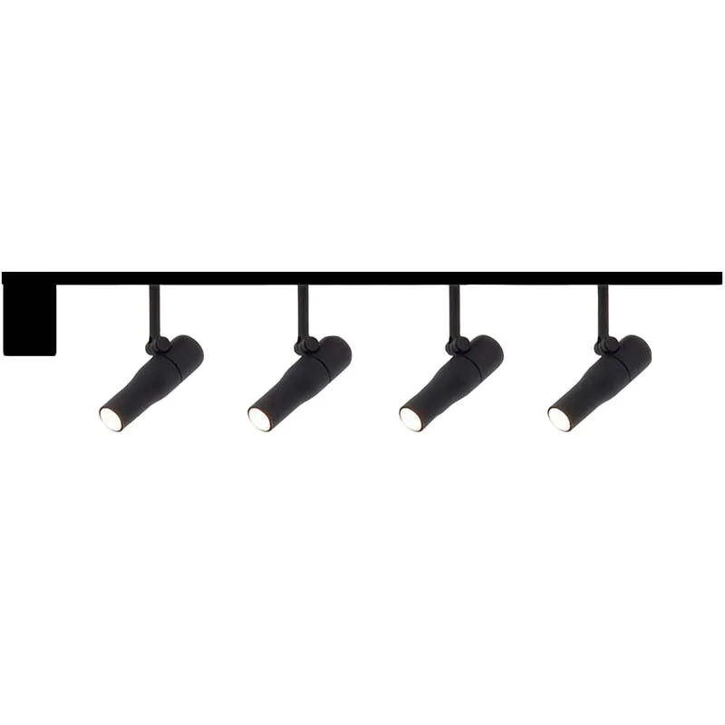 Flos ZERO TRACK Easy Packs Atom 120 Black 4 Spotlights + 1 Track 3 mt Flos ZERO TRACK Easy Packs Atom 120 Black 4 Spotlights + 1 Track 3 mt