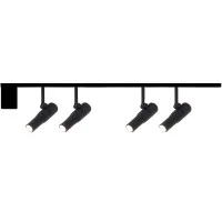 Flos ZERO TRACK Easy Packs Atom 120 Black 4 Spotlights + 2 Tracks 2 mt