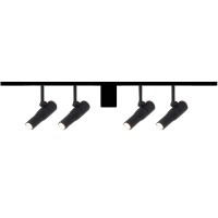 Flos ZERO TRACK Easy Packs Atom 120 Black 4 Spotlights + 2 Tracks 2 mt