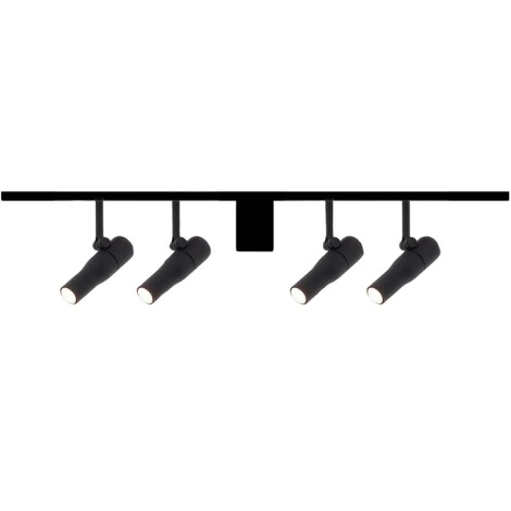 Flos ZERO TRACK Easy Packs Atom 120 Black 4 Spotlights + 2 Tracks 2 mt