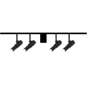 Flos ZERO TRACK Easy Packs Atom 120 Black 4 Spotlights + 2 Tracks 2 mt