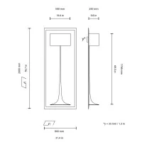 Flos Soft Spun Large Recessed Wall Lamp by Sebastian Wrong