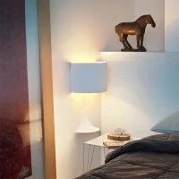 Flos Soft Spun Small Recessed Wall Lamp by Sebastian Wrong