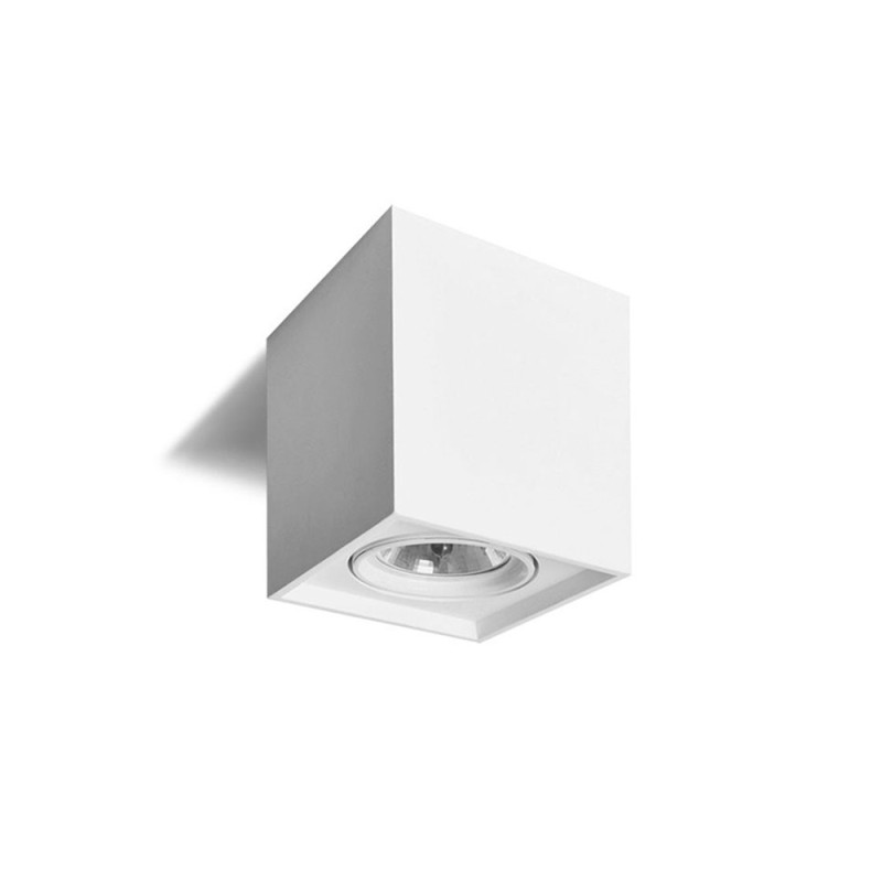 Molveno Lighting Cube Faretto da Soffitto AR111 Gesso Gypsolyte Molveno Lighting Cube Faretto da Soffitto AR111 Gesso Gypsolyte