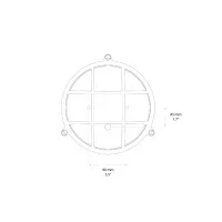 Astro Lighting Thurso Round Ceiling or Wall Applique for Outdoor