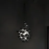 Luceplan Stochastic 48 Sfere Lampada Modulare da Sospensione Bianco