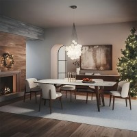 Luceplan Stochastic 72 Spheres Modular Suspension Lamp White