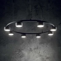 Ideal Lux Minor LED Modern and Circular Suspension Lamp