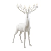 copy of Qeeboo Giraffe In Love M 2,65 mt Giraffe with E14 Dimmable For Indoor Chandelier Design by Marcantonio