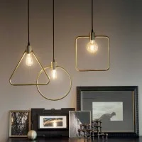 Ideal Lux Abc Lampada da Sospensione Moderna a Forma Geometrica