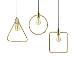 Ideal Lux Abc Suspension Lamp with Modern Geometric Shape