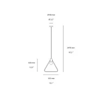 Ideal Lux Abc Lampada da Sospensione Moderna a Forma Geometrica