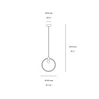 Ideal Lux Abc Lampada da Sospensione Moderna a Forma Geometrica