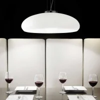 Ideal Lux Aria Elegant Suspension Lamp with Adjustable Cables