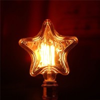 Lampadina Vintage Stella 40W E27 Filamento Decorativo