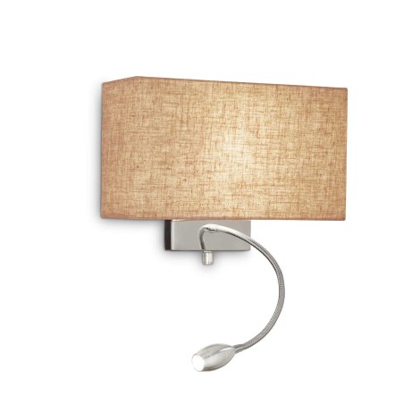 Ideal Lux Hotel Applique LED Biemissione con Braccio Flessibile