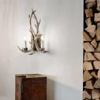 Ideal Lux Chalet Wall Lamp with Hand Painted Elements