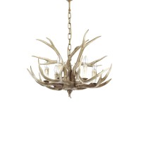 Ideal Lux Chalet Lampada da Sospensione con Elementi Dipinti a Mano