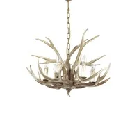 Ideal Lux Chalet Lampada da Sospensione con Elementi Dipinti a Mano