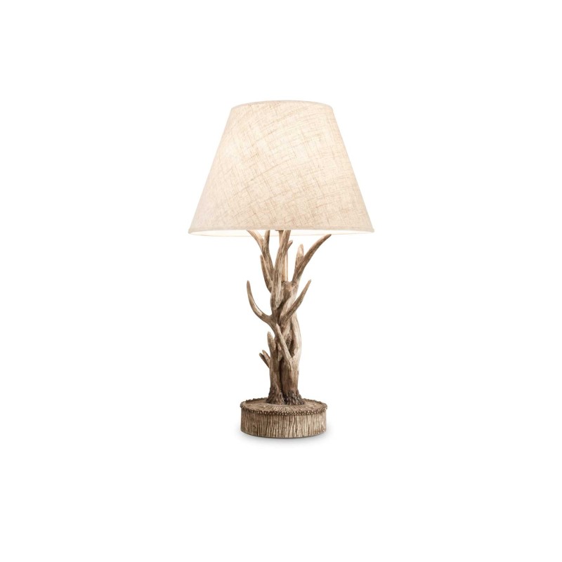 Ideal Lux Chalet Table Lamp with Hand Painted Elements Ideal Lux Chalet Table Lamp with Hand Painted Elements