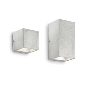 Ideal Lux Kool Applique Wall Lamp Biemission Cement