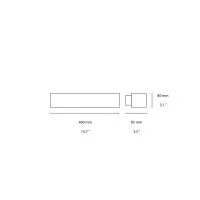 Ideal Lux Craft Linear LED Wall Lamp in Natural Wood